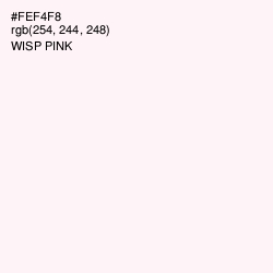 #FEF4F8 - Wisp Pink Color Image